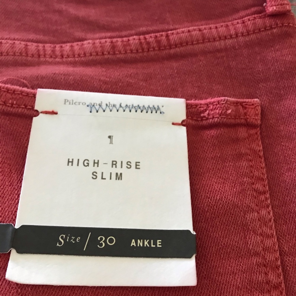 Pilcro red jeans - Picture 3 of 6